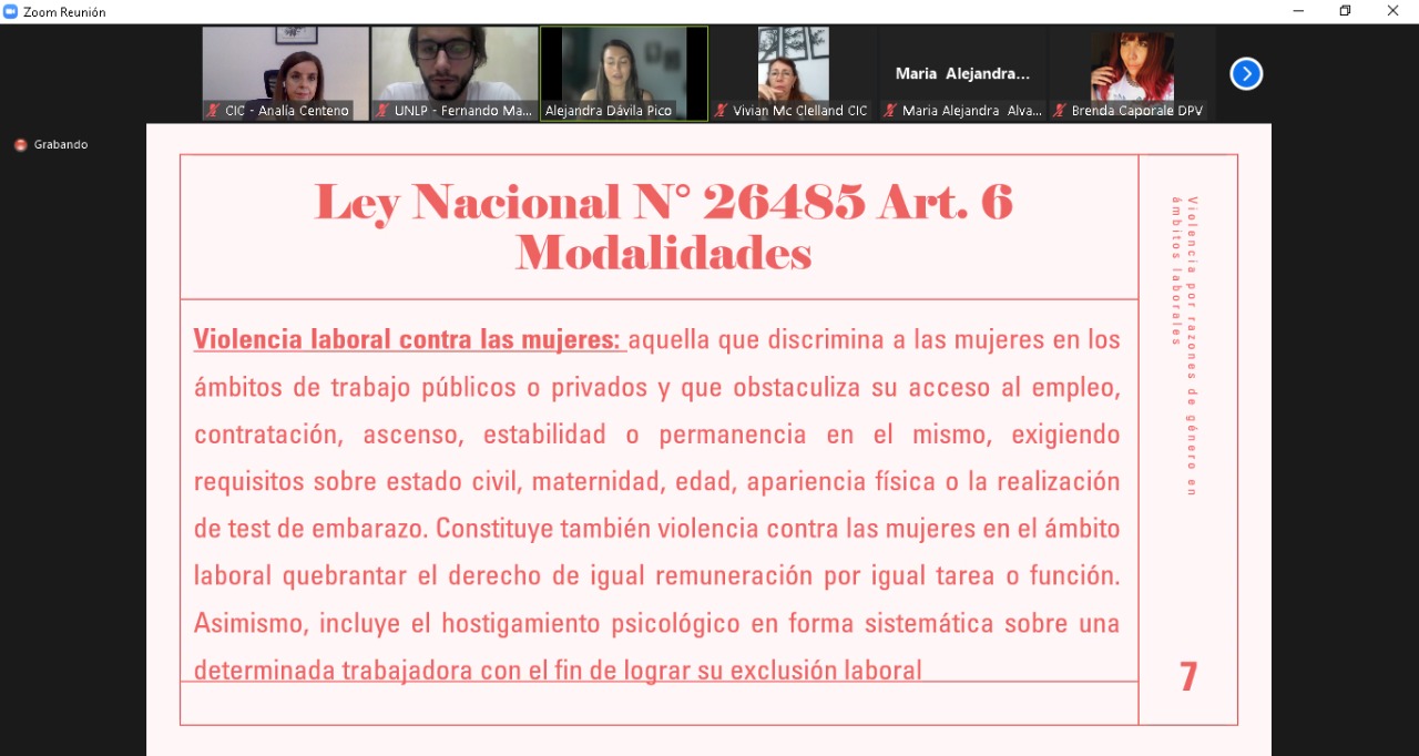 Lee más sobre el artículo La CIC participó de un conversatorio sobre violencia por razones de género