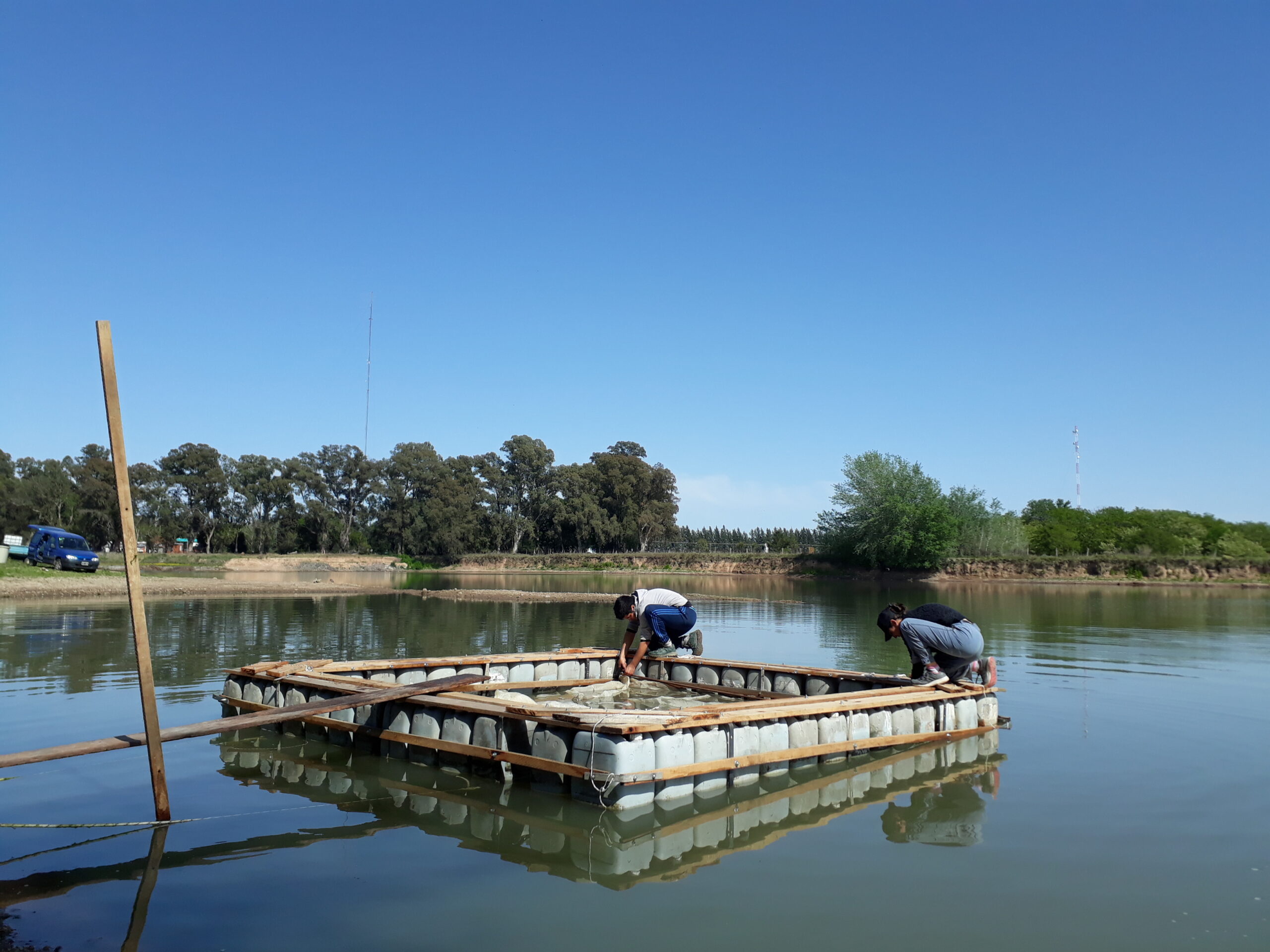 En este momento estás viendo Impulsan la cría de pejerreyes en canteras bonaerenses<p class = "resumen">Mediante un convenio entre el Instituto de Limnología (CONICET-UNLP asociado a la CIC) y la subsecretaría de Minería de la Provincia, se puso en marcha una iniciativa para promover la acuicultura de pejerrey en cavas producidas por la actividad minera.</p>